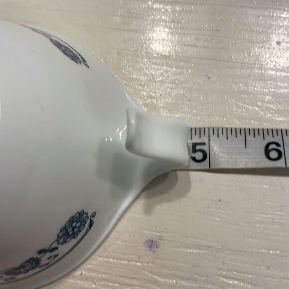 Vintage 1972 Corelle Old Town Blue/Blue Onion by Corning 2 hook yea cups - Picture 14 of 15